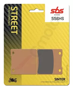 Plaquettes de frein SBS 556HS KH63 / KH161 Street Excel Sinter, couleur or - 556HS