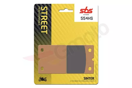 SBS 554HS KH77 Street Excel Sinter brzdové doštičky zlatej farby - 554HS