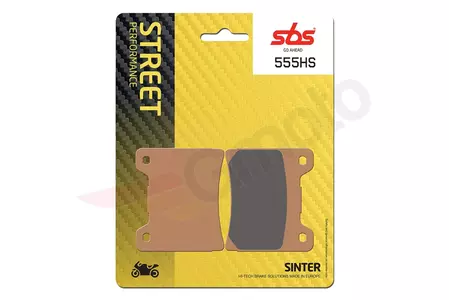SBS 555HS KH88 Street Excel Sinter plaquettes de frein couleur or - 555HS