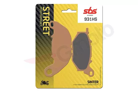 SBS 931HS KH663 Street Excel Sinter zavorne ploščice zlate barve - 931HS
