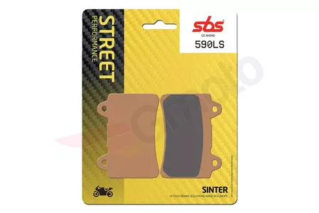 SBS 590LS KH123 Street Excel/Racing Sinter bremžu kluči zelta krāsā - 590LS
