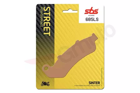 Pastilhas de travão SBS 685LS KH189 Street Excel/Racing Sinter, cor dourada - 685LS