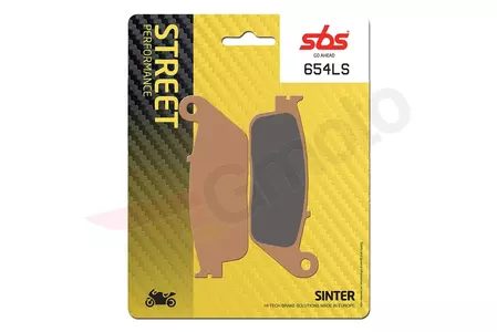 SBS 654LS KH196 Street Excel/Racing Sinter stabdžių kaladėlės, aukso spalvos - 654LS
