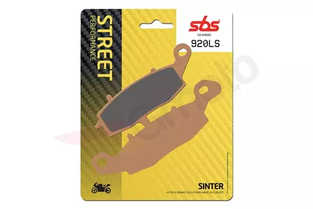 Plaquettes de frein SBS 920LS KH231 Street Excel/Racing Sinter, couleur or - 920LS