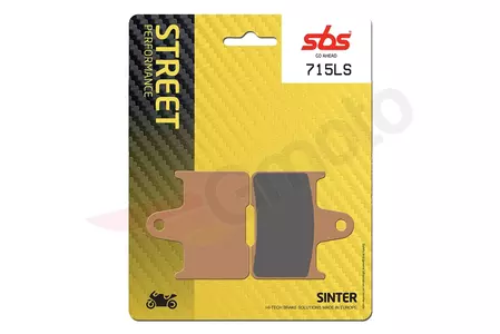 SBS 715LS KH254 Street Excel/Racing Спирачни накладки Sinter, златист цвят - 715LS