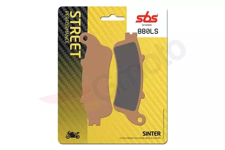 Τακάκια φρένων SBS 880LS KH261/2 Street Excel/Racing Sinter, χρυσό χρώμα - 880LS
