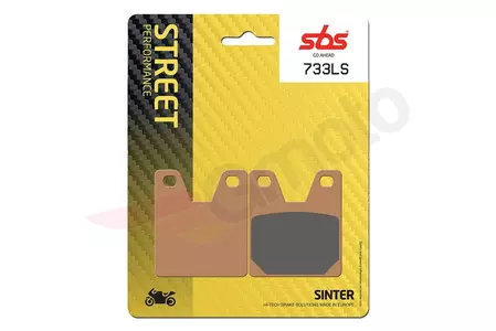 Τακάκια φρένων SBS 733LS KH267 Street Excel/Racing Sinter, χρυσό χρώμα - 733LS