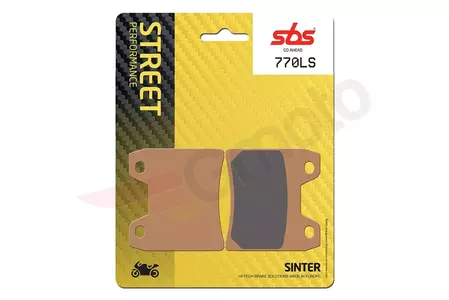 Plăcuțe de frână SBS 770LS KH348 Street Excel/Racing Sinter, culoare aurie - 770LS