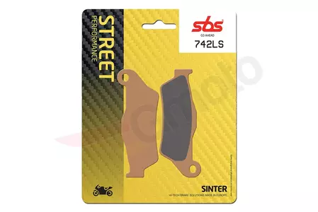 Pastiglie freno SBS 742LS KH363 Street Excel/Racing Sinter, colore oro - 742LS