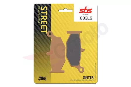 Τακάκια φρένων SBS 833LS KH419 Street Excel/Racing Sinter, χρυσό χρώμα - 833LS