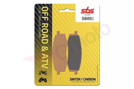 Pastilhas de travão SBS 580SI KH105 Off-Road Sinter cor de ouro - 580SI