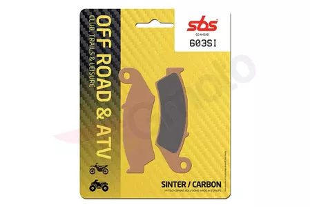 SBS 603SI KH125 Off-Road Sinter brzdové doštičky zlatej farby - 603SI