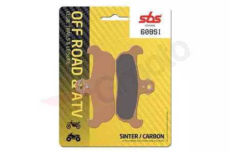 SBS 608SI KH134 Off-Road Sinter Sinter fékbetétek arany színben - 608SI