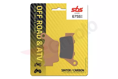 SBS 675SI KH208 Off-Road Sinter plaquettes de frein couleur or - 675SI