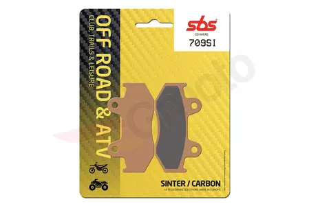 Brzdové destičky SBS 709SI KH323 Off-Road Sinter zlaté barvy - 709SI