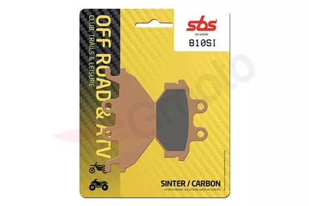 Plăcuțe de frână SBS 810SI KH377 Off-Road Sinter culoare aurie - 810SI