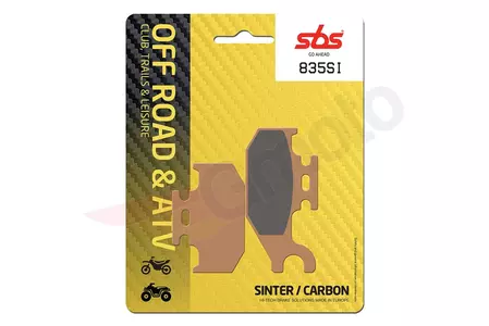 Brzdové destičky SBS 835SI KH413 Off-Road Sinter zlaté barvy - 835SI
