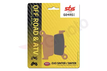 SBS 604RSI KH131 Off-Road Racing Sinter zavorne ploščice zlate barve - 604RSI