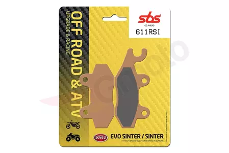 Brzdové destičky SBS 611RSI KH135 / KH214 Off-Road Racing Sinter, zlatá barva - 611RSI