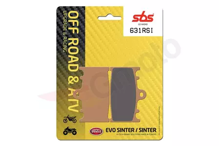 Pastillas de freno SBS 631RSI KH158 Off-Road Racing Sinter, color dorado - 631RSI