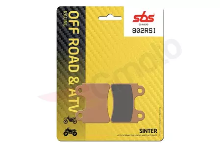 Pastilhas de travão SBS 802RSI KH303 Off-Road Racing Sinter, cor dourada - 802RSI