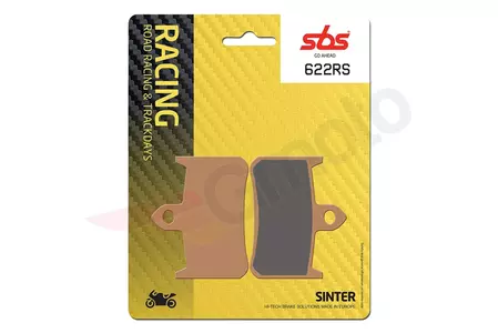 SBS 622RS KH187 Track & Sport Sinter stabdžių kaladėlės aukso spalvos - 622RS