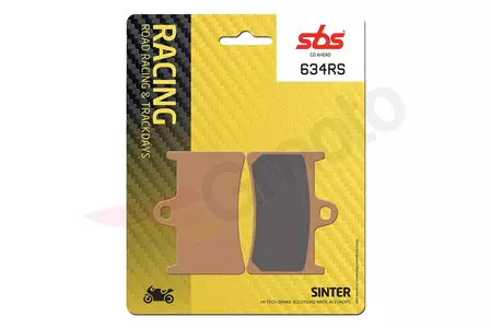 SBS 634RS KH252 / KH380 Track & Sport Sinter τακάκια φρένων χρυσού χρώματος - 634RS
