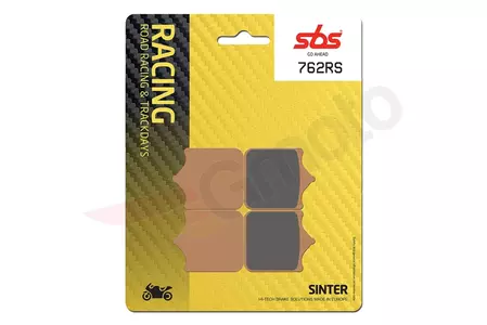 Спирачни накладки SBS 762RS KH322 Track & Sport Sinter, златист цвят - 762RS