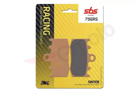 SBS 796RS KH335 Track & Sport Sinter stabdžių kaladėlės, aukso spalvos - 796RS