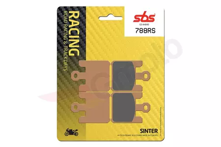 Pastillas de freno SBS 788RS KH369 Track & Sport Sinter color oro - 788RS