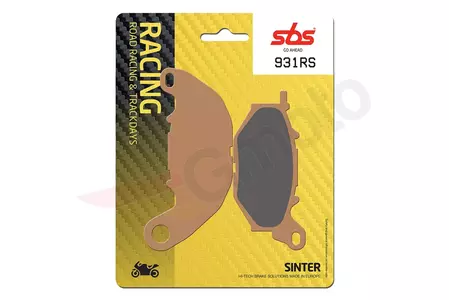 SBS 931RS KH663 Track & Sport Sinter τακάκια φρένων χρυσού χρώματος - 931RS