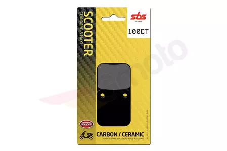 Klocki hamulcowe SBS 100CT KH54 Maxi Carbon Tech kolor czarny - 100CT