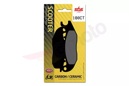 SBS 180CT KH375 Maxi Carbon Tech zavorne ploščice črne barve - 180CT