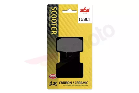 Klocki hamulcowe SBS 153CT KH301 Maxi Carbon Tech kolor czarny - 153CT