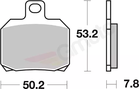 SBS 157CT KH266 Maxi Carbon Tech zavorne ploščice črne barve-2