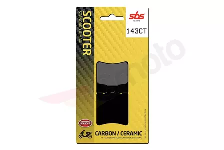 SBS 143CT KH193 Maxi Carbon Tech zavorne ploščice črne barve - 143CT