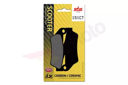 SBS 151CT KH181 Maxi Carbon Tech zavorne ploščice črne barve - 151CT