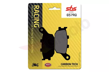 SBS 657RQ KH174 Racing Carbon Tech спирачни накладки черни - 657RQ