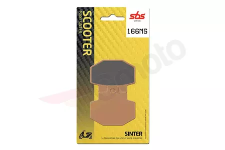 SBS 166MS KH321 Maxi Sinter zlaté brzdové doštičky - 166MS