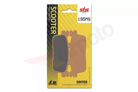 SBS 195MS KH607 Maxi Sinter zlaté brzdové doštičky - 195MS