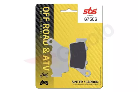 Plaquettes de frein SBS 675CS KH208 Off-Road Carbon - 675CS