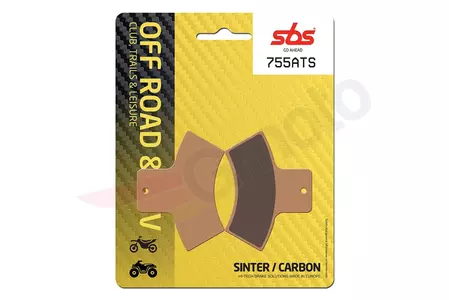 SBS 755ATS KH270 Off-Road Sinter brzdové doštičky zlatej farby - 755ATS