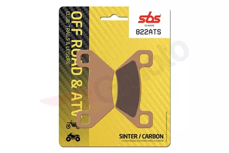 Brzdové destičky SBS 822ATS KH395 Off-Road Sinter zlaté barvy - 822ATS