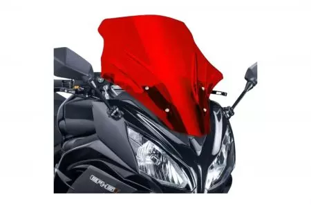 Puig Racing motocikla vējstikls 5998R sarkans-1