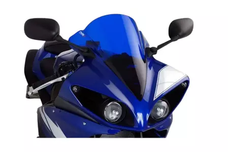 Puig Racing moottoripyörän tuulilasi 4935A sininen-1