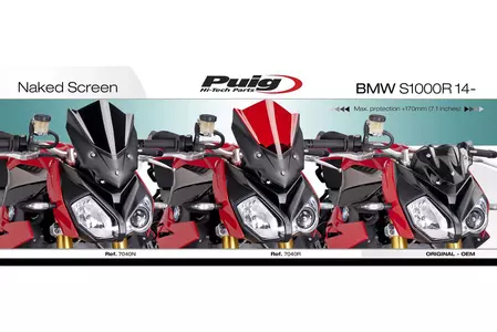 Puig Racing 7040W átlátszó motorkerékpár szélvédő-2