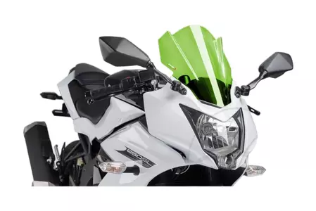 Puig Racing motocikla vējstikls 7630V zaļš - 7630V