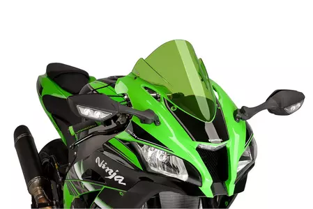 Čelní sklo na motorku Puig Racing 8912V zelené - 8912V