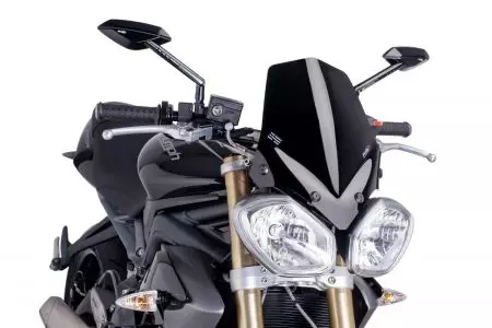Szyba motocyklowa Puig Sport New Generation Nakedbike 5658N czarna-1