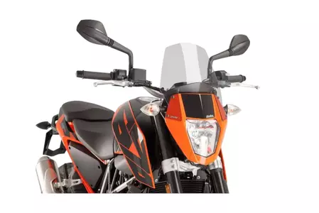 Szyba motocyklowa Puig Sport New Generation Nakedbike 6009H przyciemniona-1